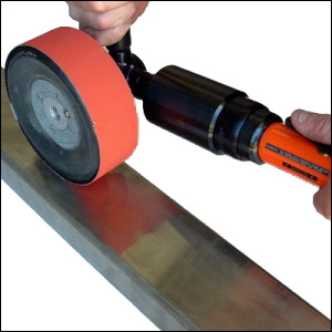 Graining & Buffing With Right Angle Grinder