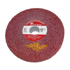 Scotch-Brite™ Metal Finishing Wheel A CRS (6 in x 2 in x 1 in)