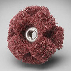 Scotch-Brite™ Cross Buff, 1" x 3/8" x 2 Ply x 8-32, A-VFN for sale online at Waters Industrial