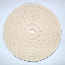 Sewn Cloth Buffing Wheel (4" x 40 Ply x 3/8" Arbor Hole)