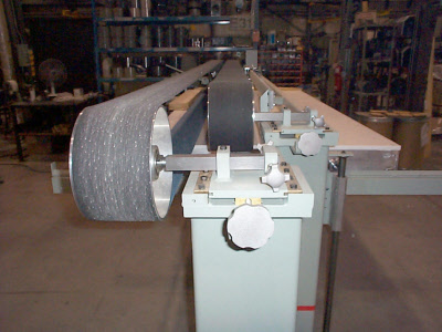 Double head stroke sander with dust hoods for sale