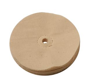 Loose Sewn Cotton Buffing Wheel (2" x 20 Ply x 3/8" Arbor Hole)