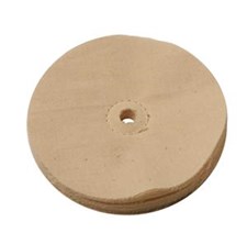 Loose Sewn Cotton Buffing Wheel (3" x 20 ply x 3/8" Arbor Hole)